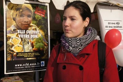 Alexandra Houlière, étudiante, témoigne sur "foi et solidarité"