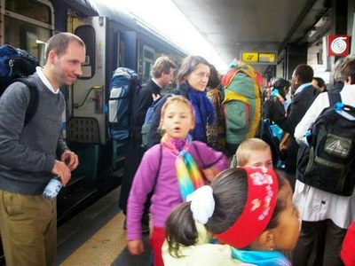 Arrivée à Rome