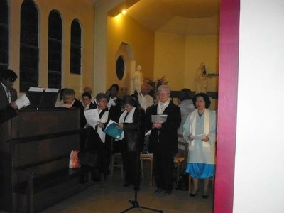 Janick notre organiste et notre Chorale