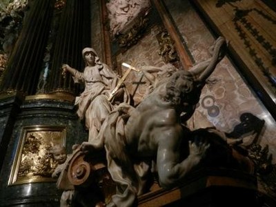 Dans l'église du Gesù