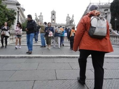 Vers la Place du Capitole, conçue par Michel-Ange