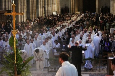 La procession d'entrée...