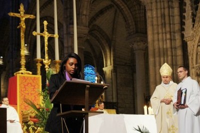 Laurence, qui sera baptisée à Pâques, témoigne de sa foi...