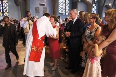 Le bonheur de partager sa joie en famille