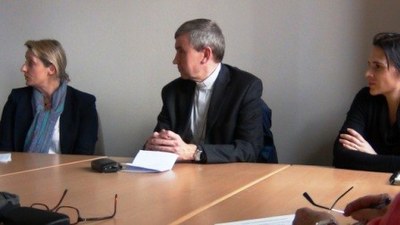 Rencontre de l'équipe éducative de l'école Charles-Péguy