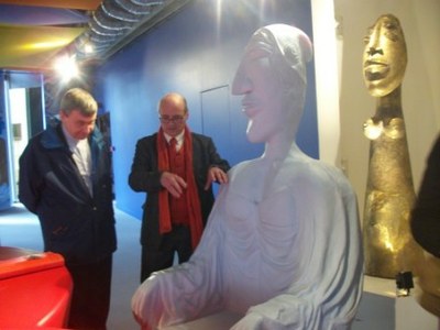 Visite du Salon d'honneur à l'Hôtel de Ville