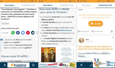 Boîte à prière digitale   Hozana.org